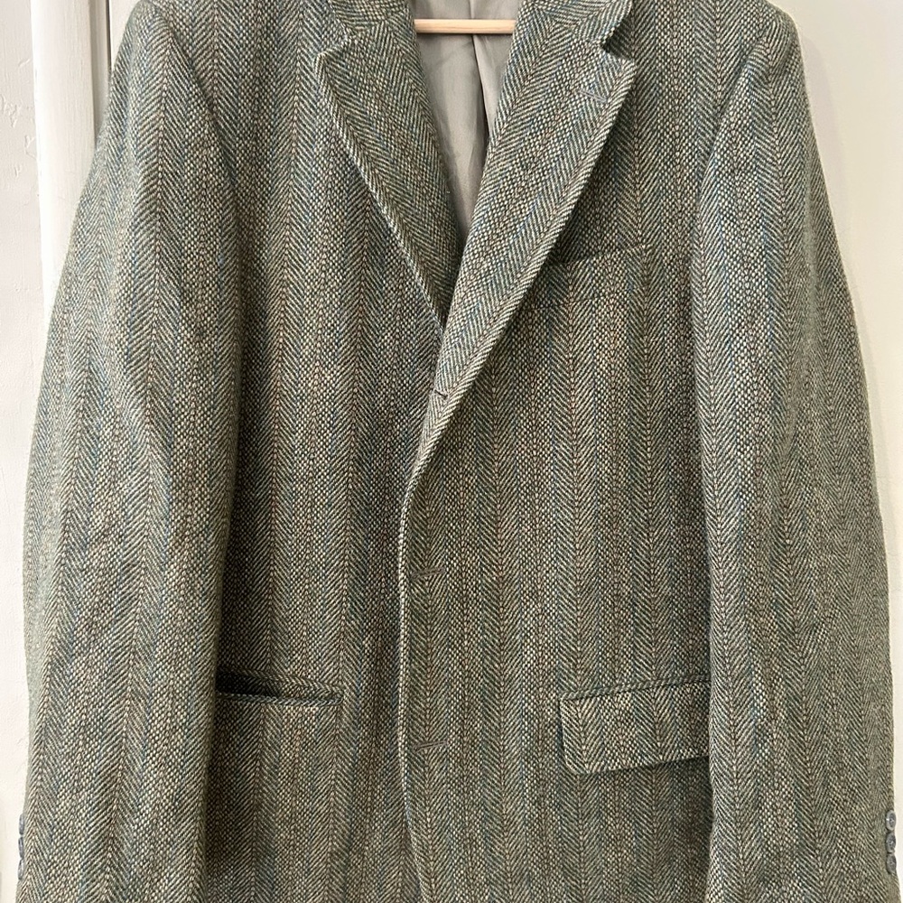 Classic Green J Press Authentic Donegal Irish Tweed Blazer